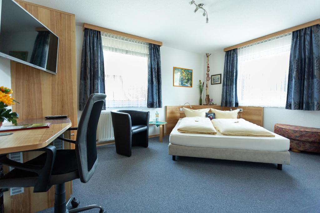 TV a/nebo společenská místnost v ubytování Hotel Silberdistel