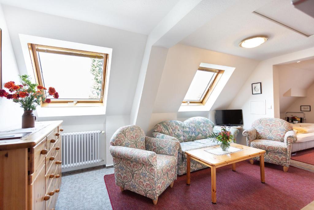 Posezení v ubytování Hotel Silberdistel