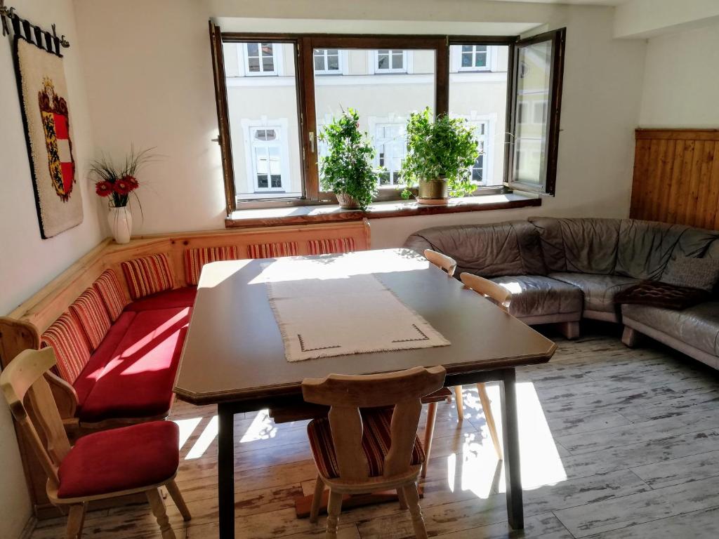 Posezení v ubytování Ferienwohnung Walker