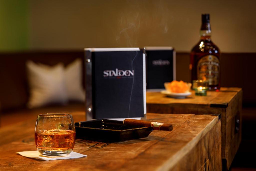 Nápoje v ubytování Hotel Stalden