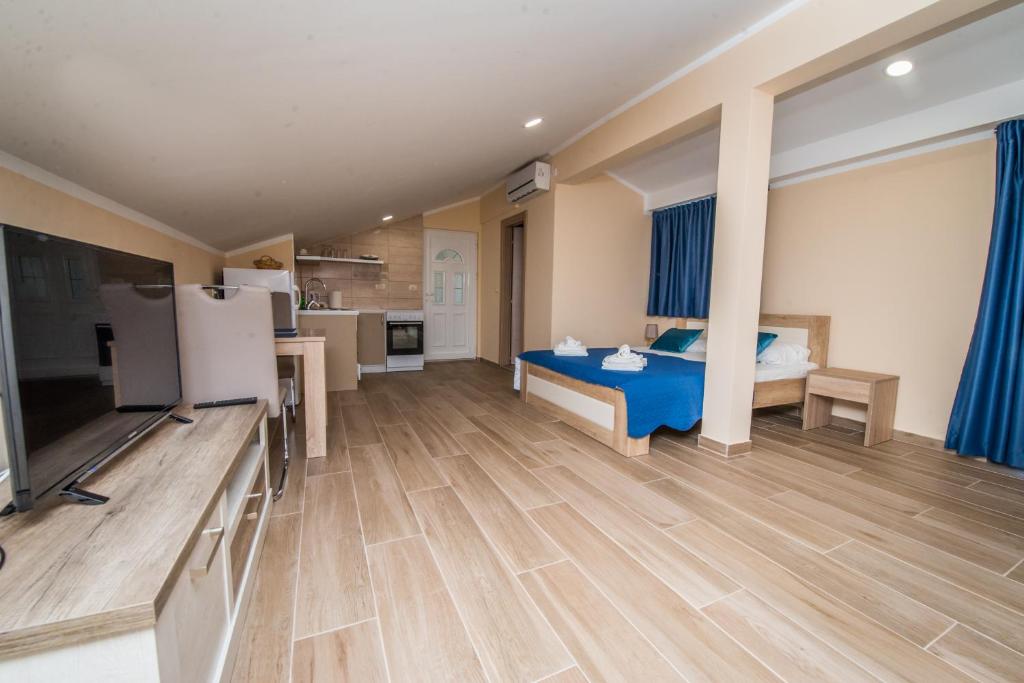 Kuchyň nebo kuchyňský kout v ubytování Apartment Vrutak