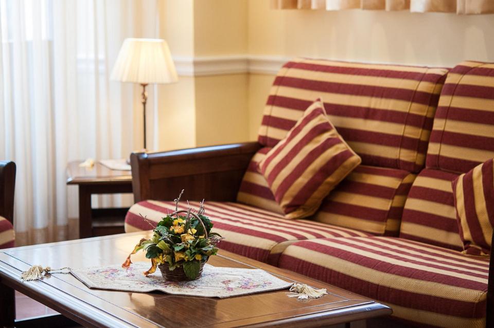Posezení v ubytování Hotel Garnì Posta