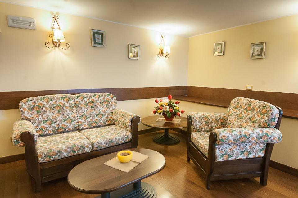 Posezení v ubytování Hotel Garnì Posta
