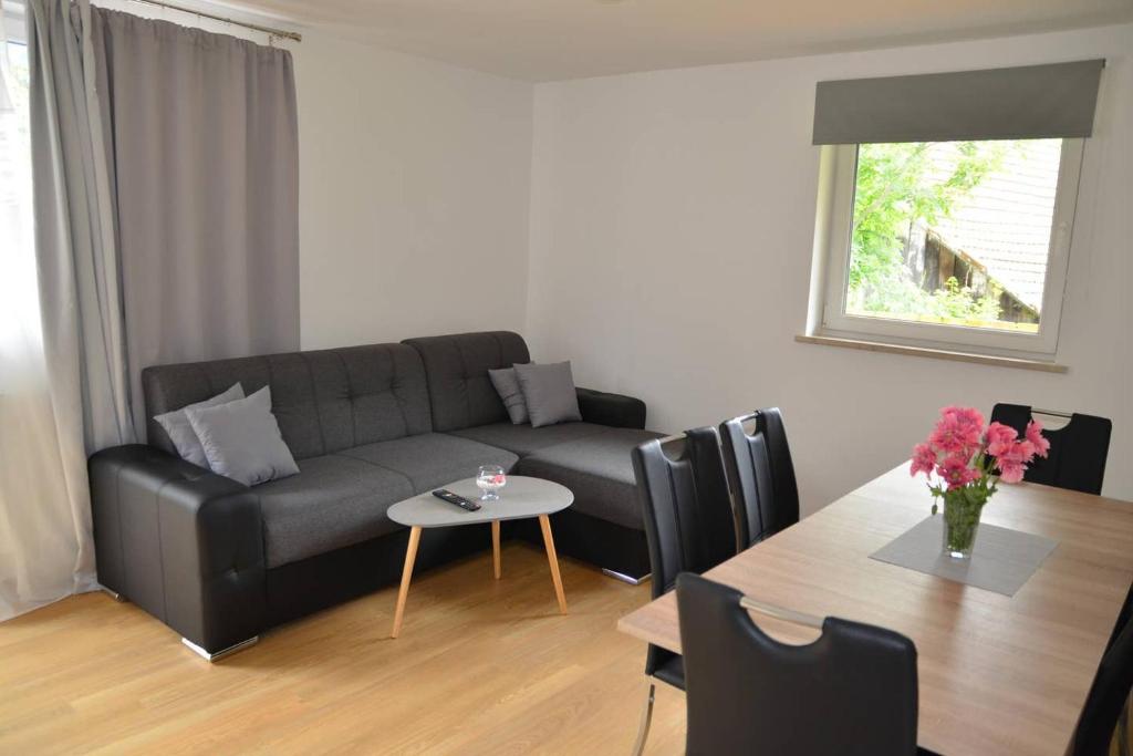 Posezení v ubytování Apartmaji Gaby