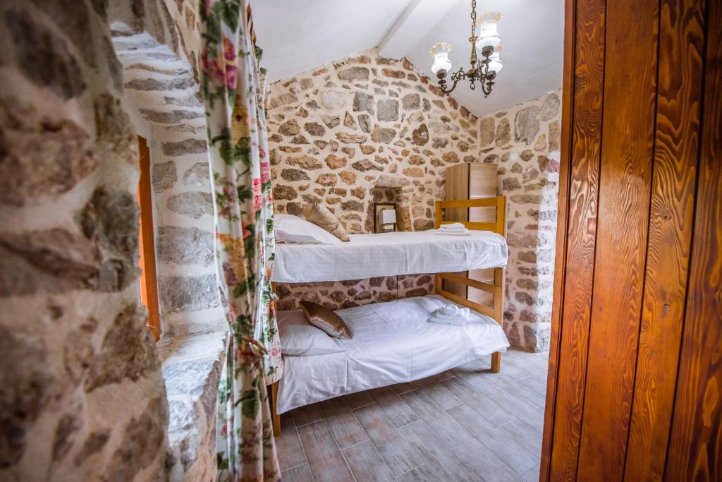 Postel nebo postele na pokoji v ubytování Mediteraneo Villa