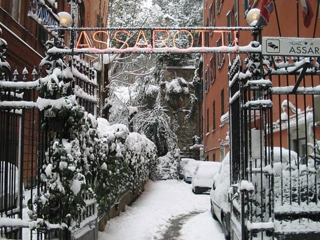 Hotel Assarotti v zimě