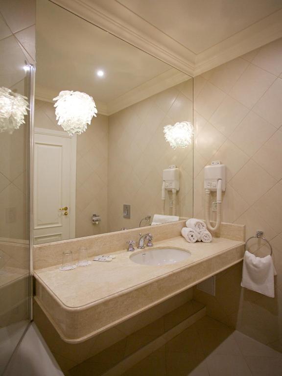 Koupelna v ubytování Hotel Apia