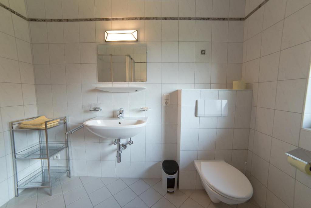 Koupelna v ubytování Haus Stefan
