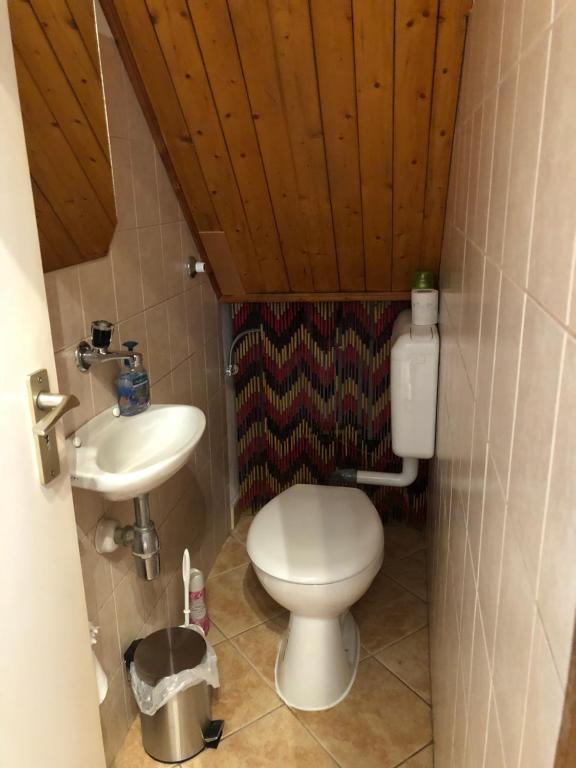 Kúpeľňa v ubytovaní Veranda Apartman