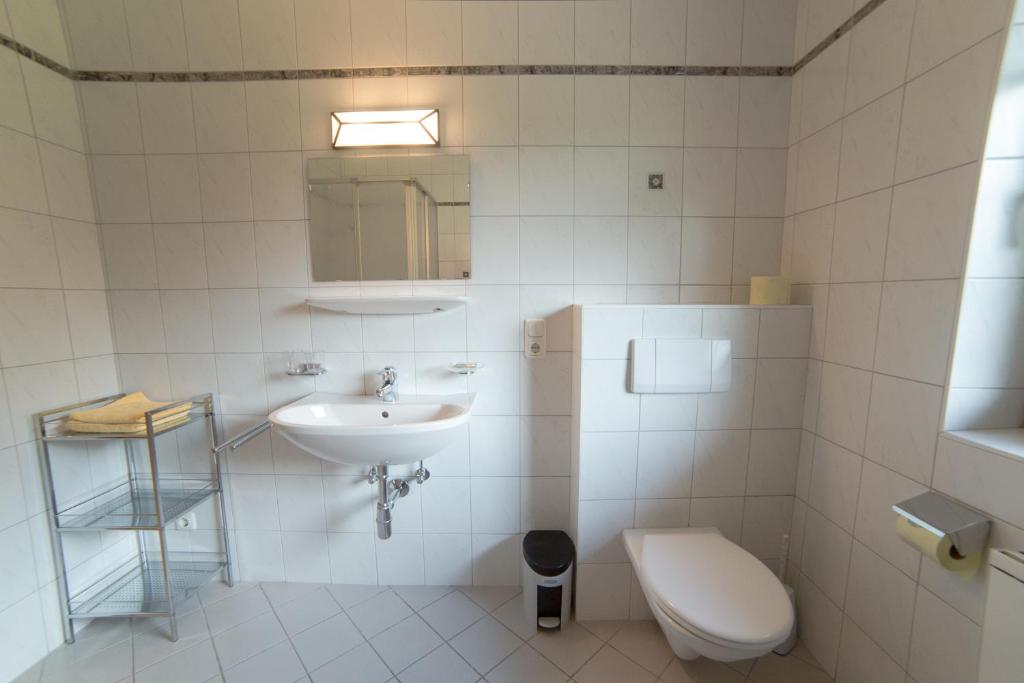 Koupelna v ubytování Haus Stefan