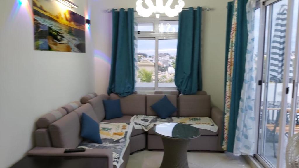Posezení v ubytování Krishangel Beach Apartment