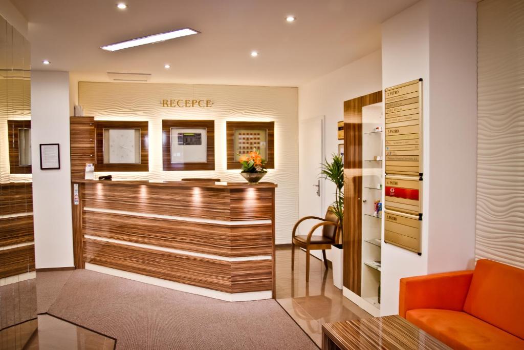Vstupní hala nebo recepce v ubytování Hotel Palác Elektra