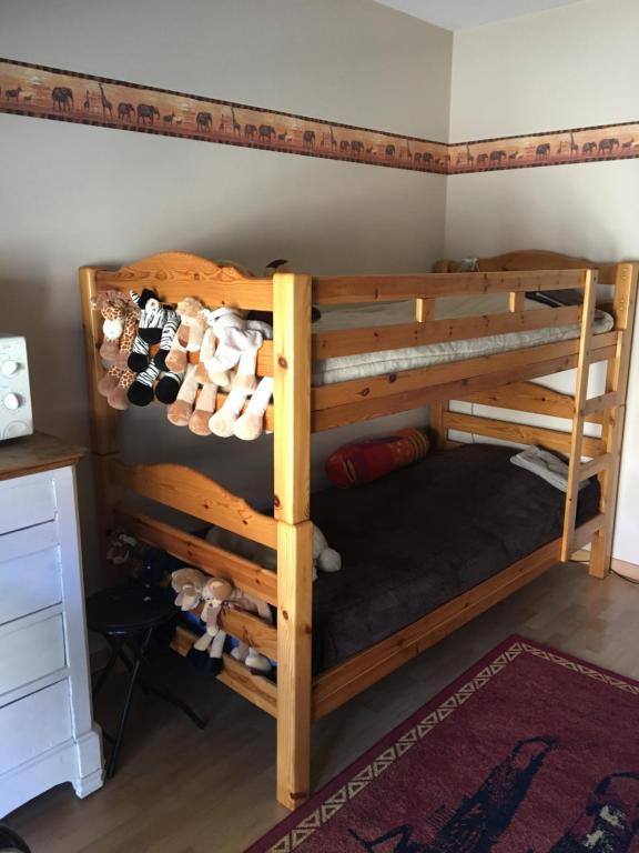Postel nebo postele na pokoji v ubytování Maison d’izier