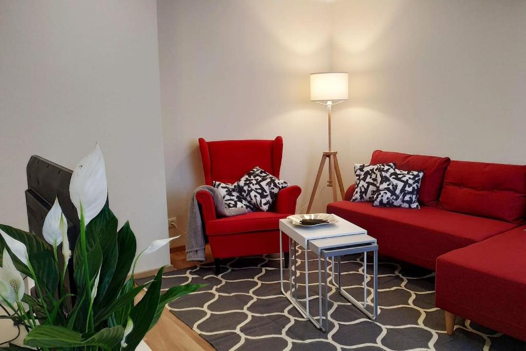 Χώρος καθιστικού στο The FAMILYTREE