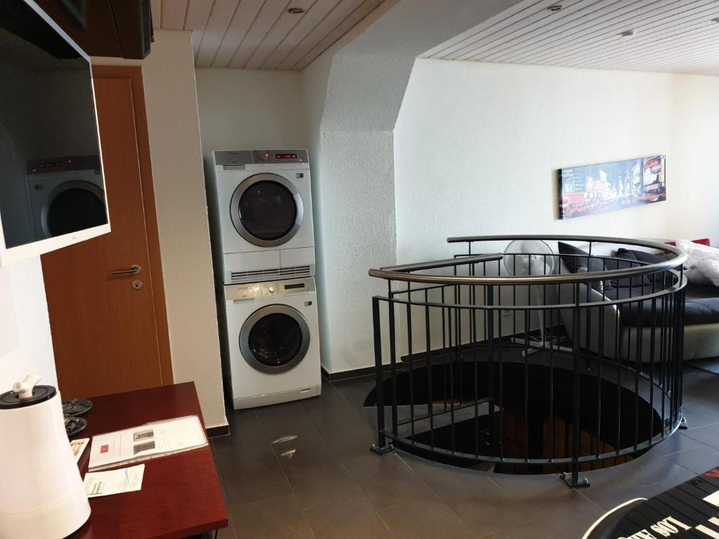 Kuchyň nebo kuchyňský kout v ubytování Grosses Apartement 2 Schlafzimmer am Bodensee