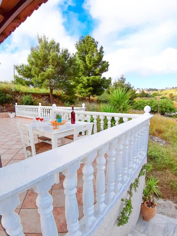 Balkón nebo terasa v ubytování Nature Villa
