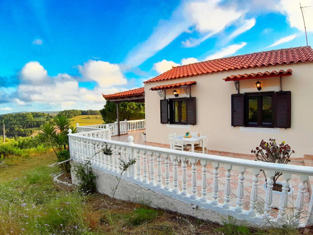 Balkón nebo terasa v ubytování Nature Villa
