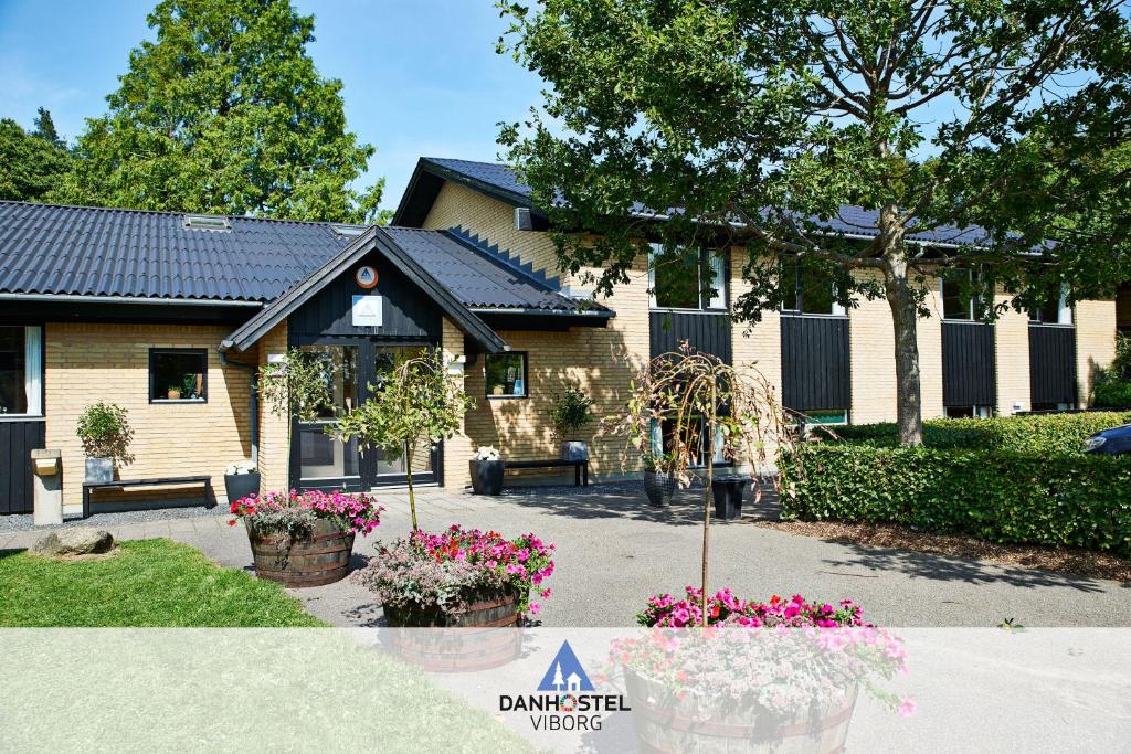 Zahrada ubytování Danhostel Viborg