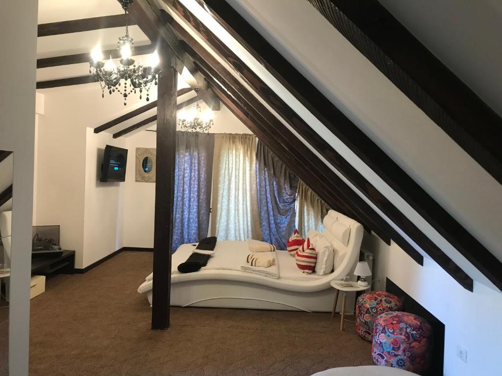 Postel nebo postele na pokoji v ubytování Relax