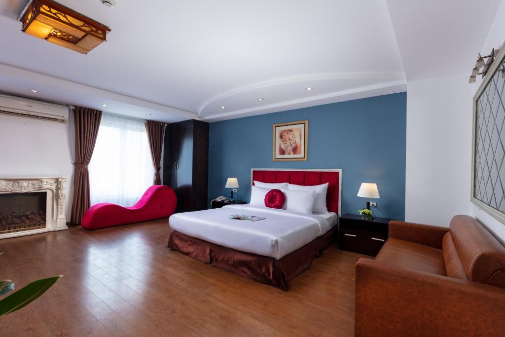 Posezení v ubytování Hanoi Amore Hotel & Travel