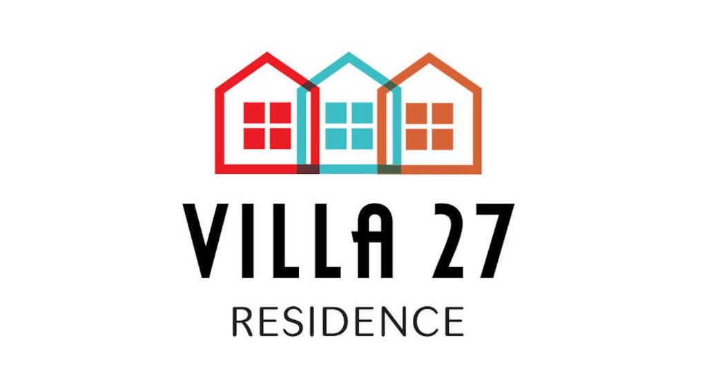 ein Logo für die Villa-Residenz in der Unterkunft Villa 27 Residence in Tirana