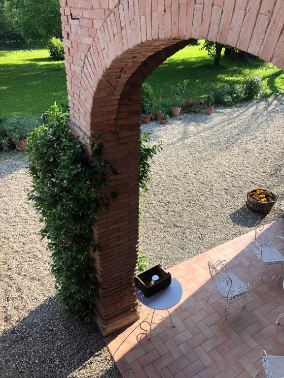 Zahrada ubytování B&B Podere Merlo