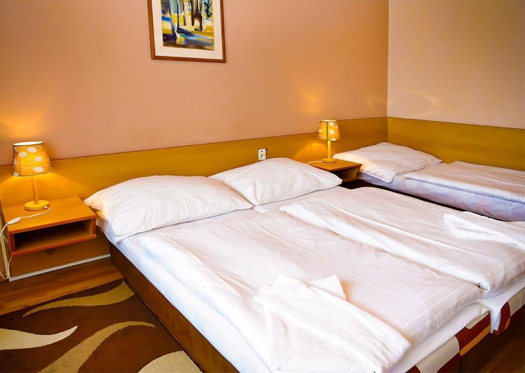 Postel nebo postele na pokoji v ubytování Hotel Atrium