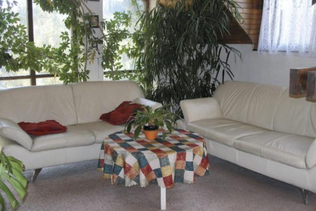 Posezení v ubytování Apartma Šťastný II