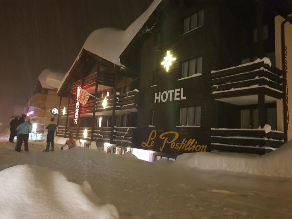 Hotel Le Postillion v zimě