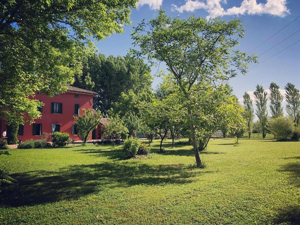 Zahrada ubytování B&B Podere Merlo