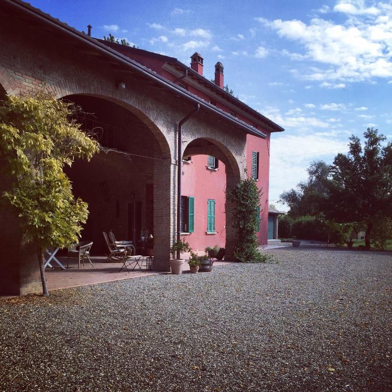 Zahrada ubytování B&B Podere Merlo