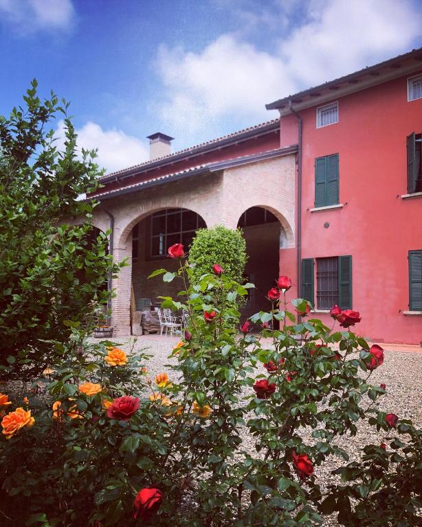 Zahrada ubytování B&B Podere Merlo