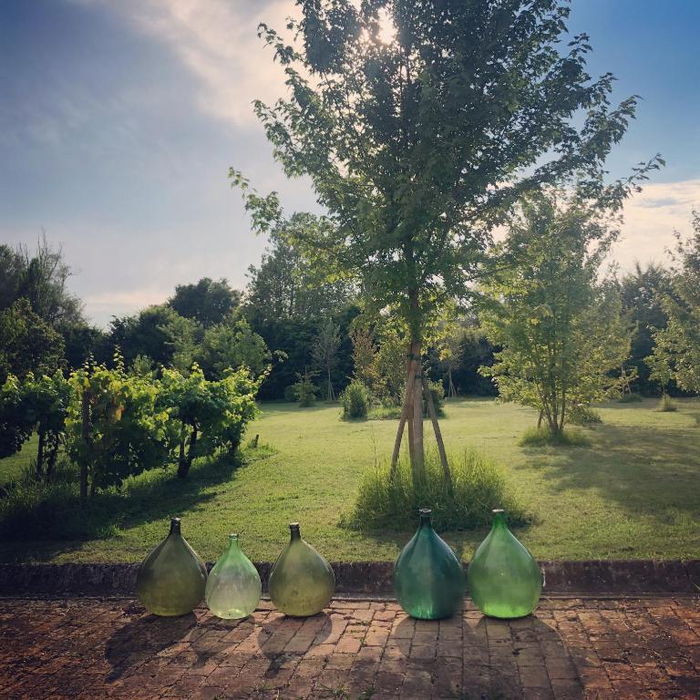 Zahrada ubytování B&B Podere Merlo