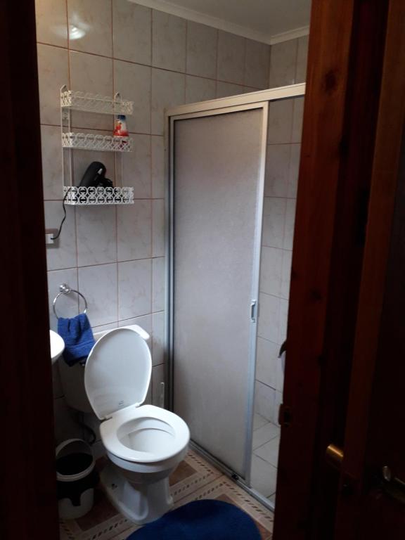 Koupelna v ubytování Apart-Hotel Colonia-Königsberg ESTACIONAMIENTO Deptos Completos Ubicado En El Centro De Valdivia AIRE ACONDICIONADO