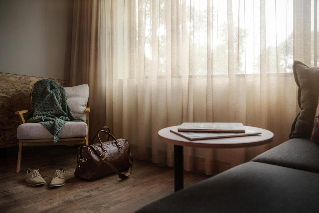 Posezení v ubytování Marion Hotel