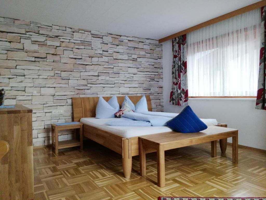Posteľ alebo postele v izbe v ubytovaní Ferienwohnung Bacher