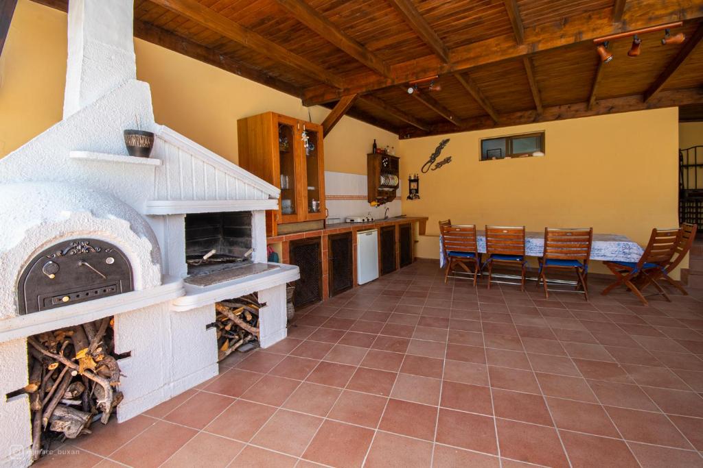 Posezení v ubytování Villa de lujo que mira al mar