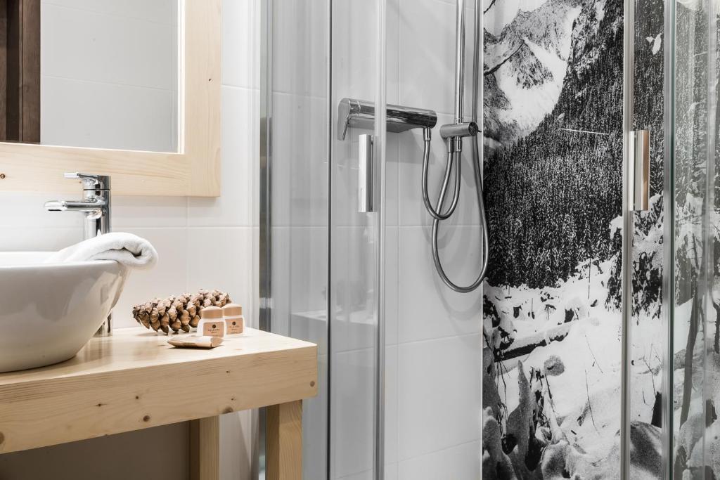 Kúpeľňa v ubytovaní Villa Vita Krupówki