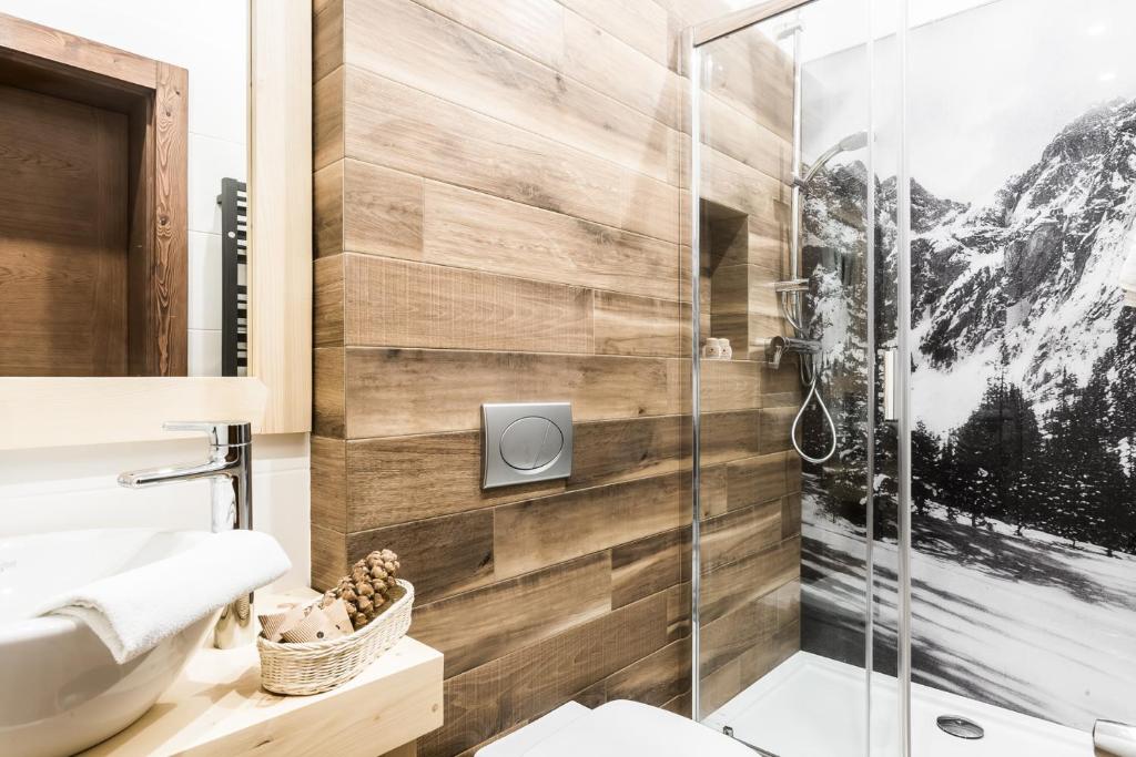 Kúpeľňa v ubytovaní Villa Vita Krupówki