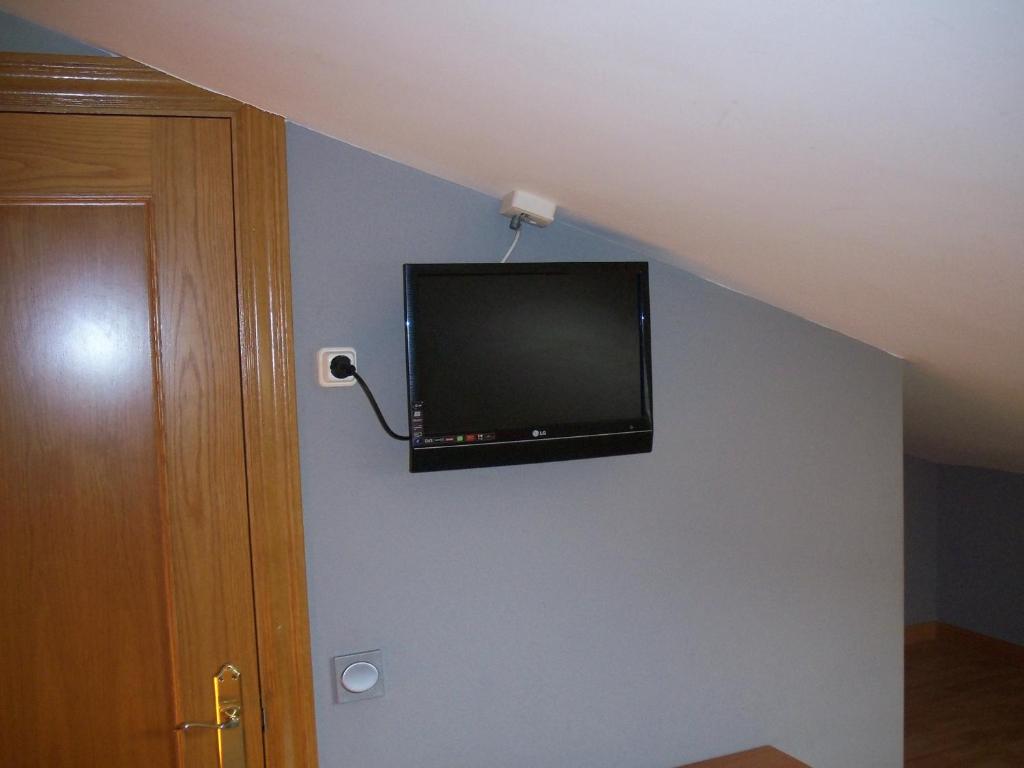 TV a/nebo společenská místnost v ubytování Pardiola Baserria