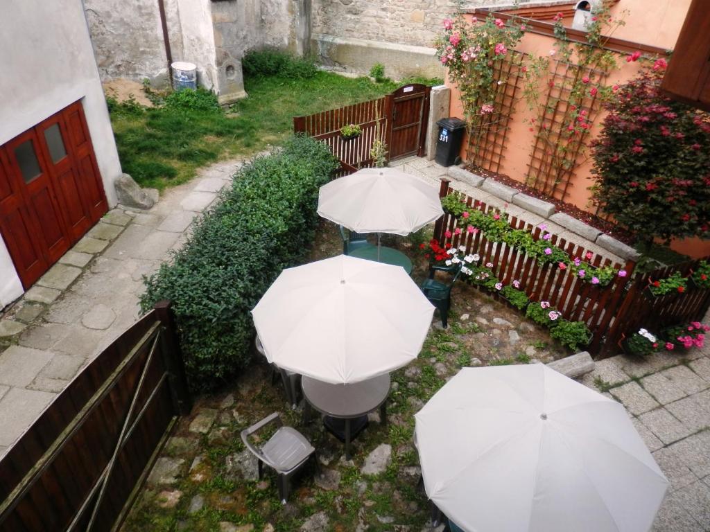 Zahrada ubytování Apartmány U sv. Floriána