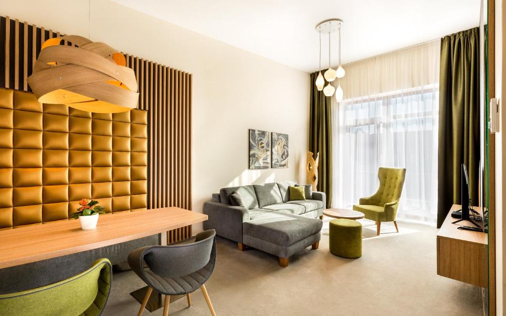 Posezení v ubytování Apartmánový Hotel HREBIENOK RESORT