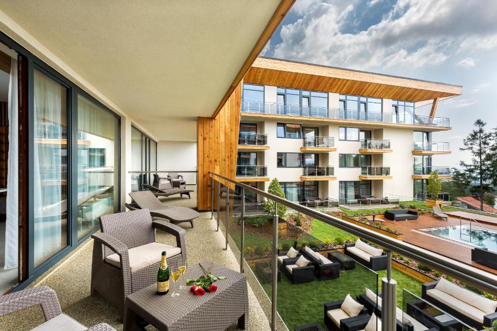 Posezení v ubytování Apartmánový Hotel HREBIENOK RESORT