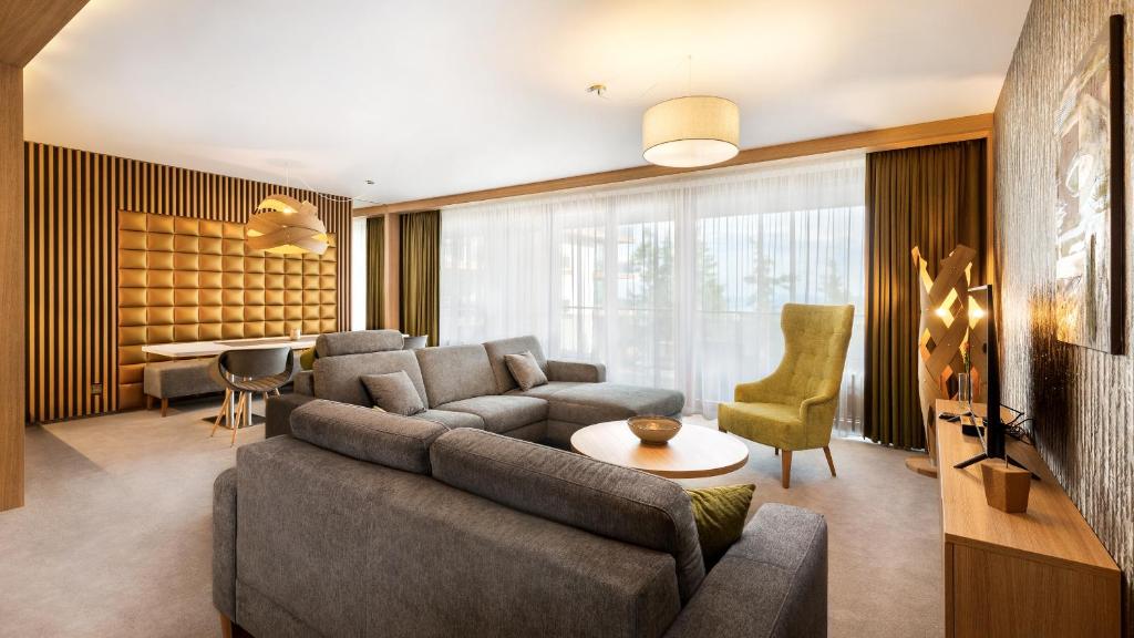 Posezení v ubytování Apartmánový Hotel HREBIENOK RESORT