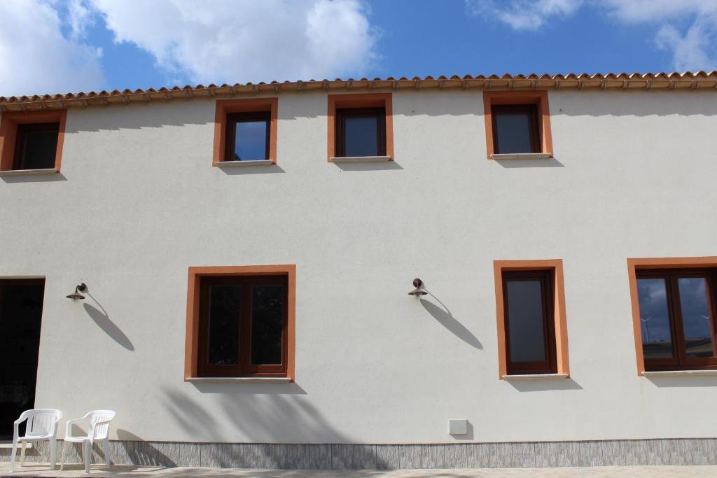 The building in which a panziókat is located