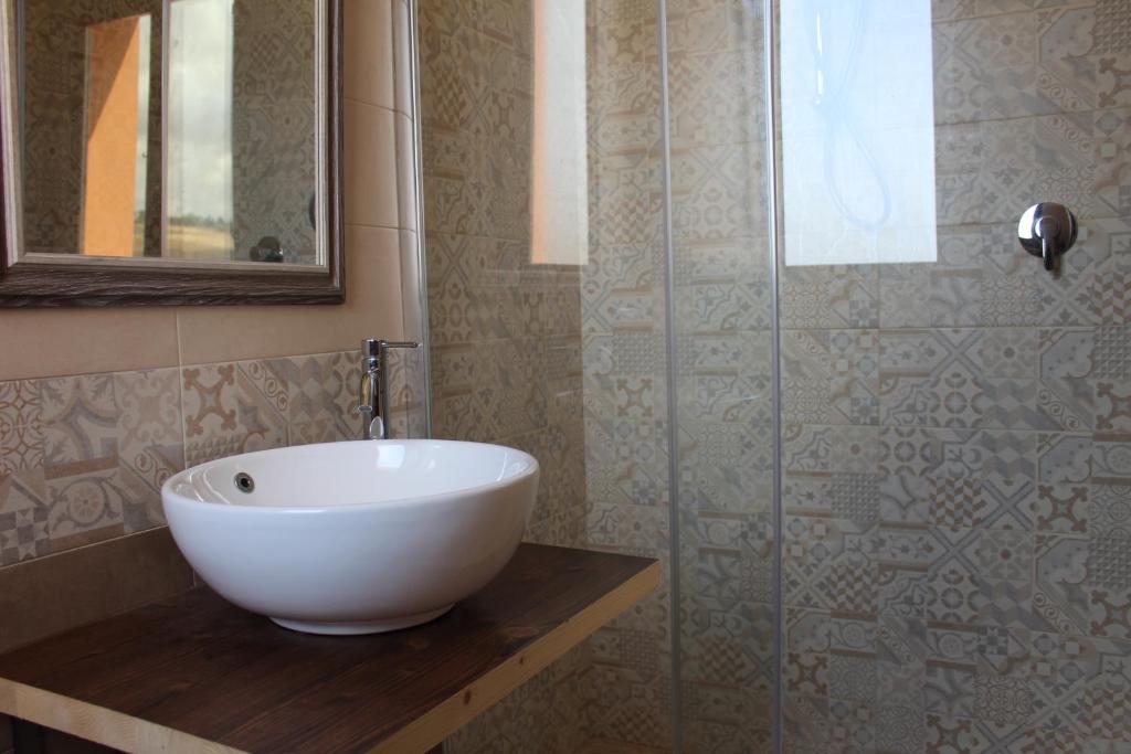A bathroom at B&B 4 Stagioni