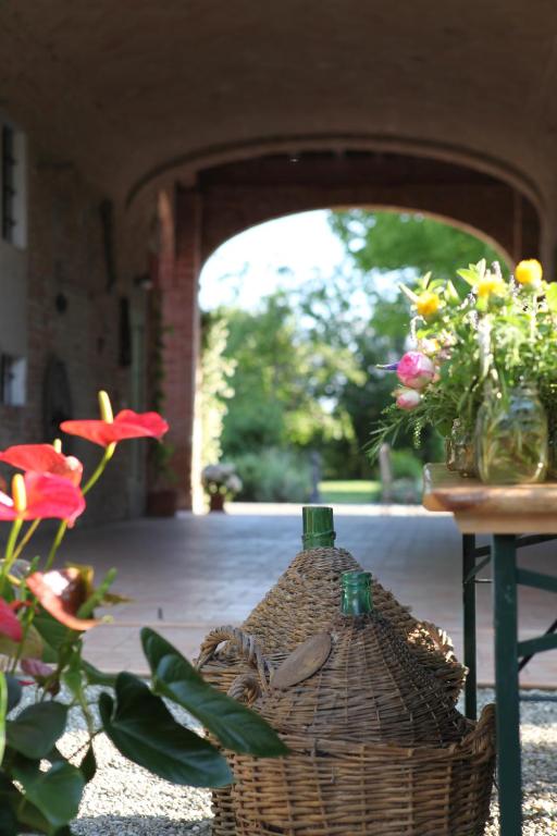 Zahrada ubytování B&B Podere Merlo
