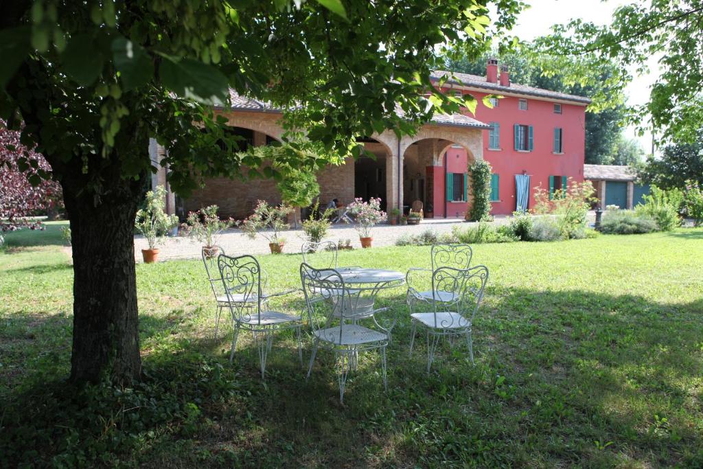 Zahrada ubytování B&B Podere Merlo