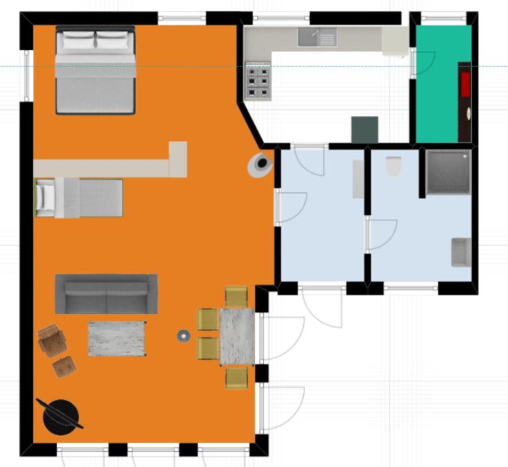 Půdorys ubytování Ferienwohnung Morgensonne