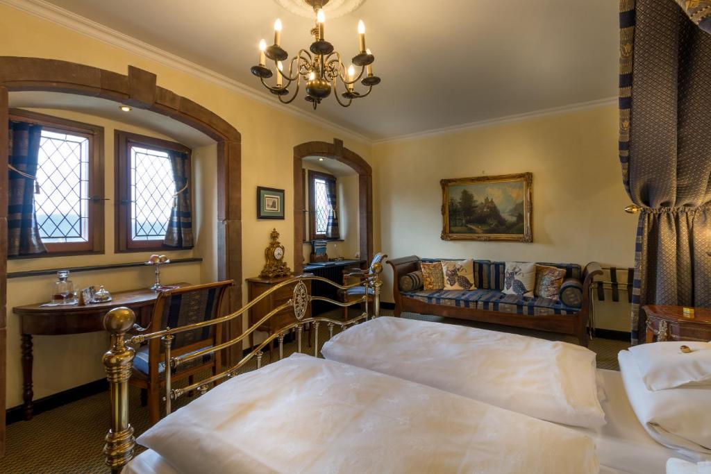 Burghotel auf Schönburg - Habitación Doble Deluxe Con Ducha